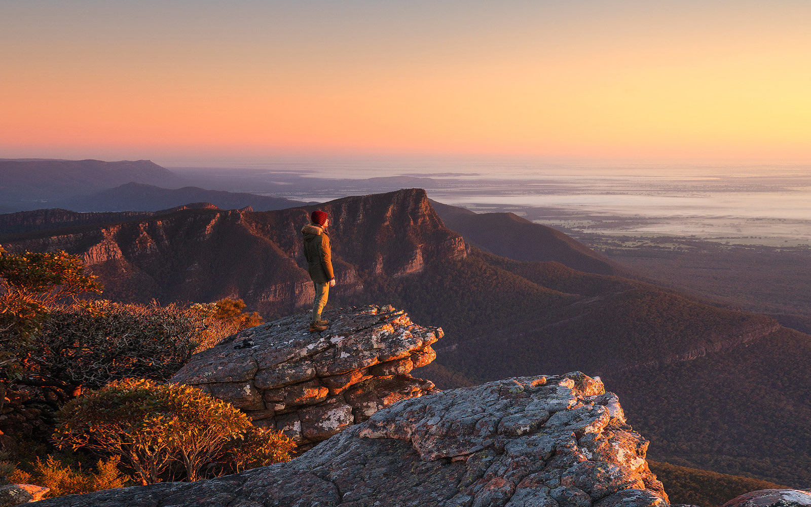 Grampians National Park mountain range and landscape